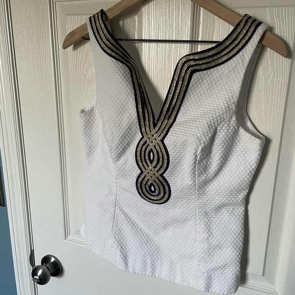 Lilly Pulitzer white and navy too | 6 - Picture 2 of 5